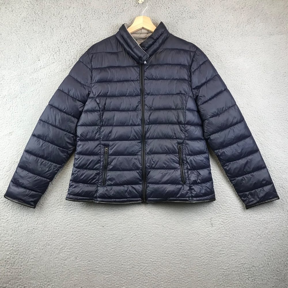 Blk Rvt Performance Women's puffer full‎ zip jacket size XL